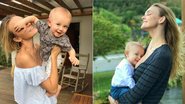 Carol Trentini e o filho caçula, Benoah - Reprodução / Instagram