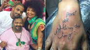 Arlindinho faz tatuagem para homenagear o pai, Arlindo Cruz - Reprodução / Instagram