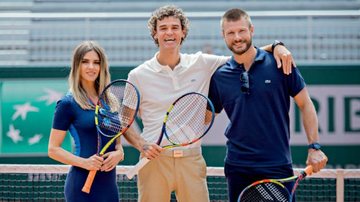 Pela primeira vez em Roland-Garros, Fernanda Lima e Rodrigo Hilbert prestigiam Gustavo prestigiam Gustavo - EVERTON BUENO E PANORAMIC/ZUMA PRESS/FOTOARENA