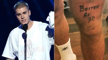 Justin Bieber mostra sua nova tatuagem - Reprodução / Instagram