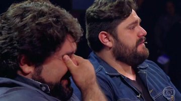 César Menotti e Fabiano: emoção no 'Tamanho Família' - TV Globo