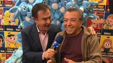 Amaury Jr e Mauricio de Sousa - Divulgação / RedeTV