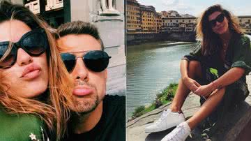 Cauã Reymond e Mariana Goldfard: romance na Itália - Reprodução/ Instagram