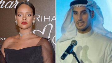 Rihanna é flagrada aos beijos com magnata saudita - Getty Images/ Reprodução