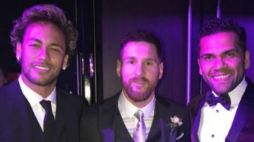 Neymar, Messi e Daniel Alves - Reprodução/ Instagram