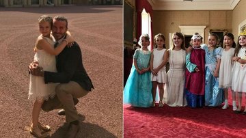 David Beckham mostra fotos da filha, Harper Seven, no Palácio de Buckingham - Reprodução / Instagram