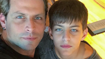 Henri Castelli se declara para o filho: "Meu melhor amigo" - Reprodução Instagram