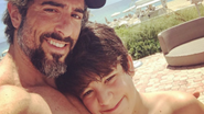 Marcos Mion e o filho Romeo - Reprodução Instagram