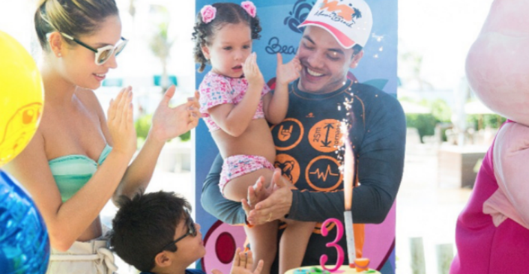 Wesley Safadão comemora o aniversário da filha no Ceará - Reprodução Instagram