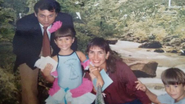 Tatá Werneck com a família na infância - Instagram/Reprodução