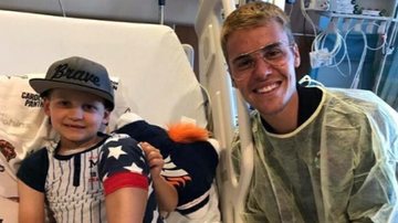 Justin Bieber visita fãs internados em hospital infantil - Reprodução/Instagram