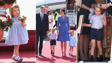 Príncipe William, Kate Middleton, príncipe George e princesa Charlotte na Alemanha - Getty Images