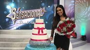 Dani Albuquerque ganha festa surpresa no palco do 'Sensacional' - Divulgação/RedeTV!