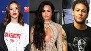 Bruna Marquezine curte comentário em que fãs 'shippam' Neymar e Demi Lovato - Brazil News/ Getty Images/ Instagram