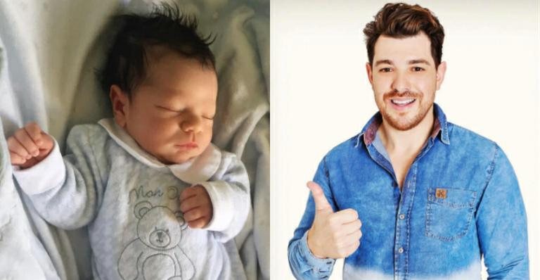 Cézar Lima apresenta o filho, Vicente - Instagram/Reprodução