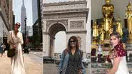 Giovanna Antonelli em NY, Giulia Costa em Paris e Isabella Santoni na Tailândia - Reprodução / Instagram