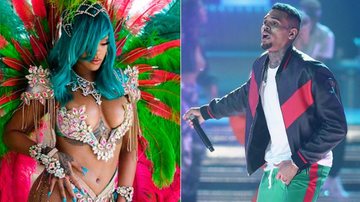 Chris Brown faz comentário em foto sexy de Rihanna - Reprodução/ Instagram/Getty Images