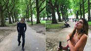 Cauã Reymond e Mariana Goldfarb em Londres - Instagram/Reprodução