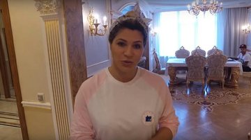 Dani Souza mostra detalhes de luxuoso apartamento na Ucrânia - YouTube/Reprodução