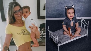 Kelly Key e o filho caçula, Artur - Reprodução / Instagram; Dani Badaró