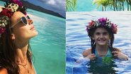Alessandra Ambrosio e a filha, Anja Louise - Reprodução / Instagram