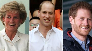 Princesa Diana, William e Harry - Getty Images