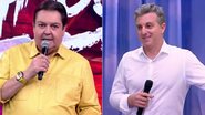 Faustão e Luciano Huck - TV Globo/Reprodução