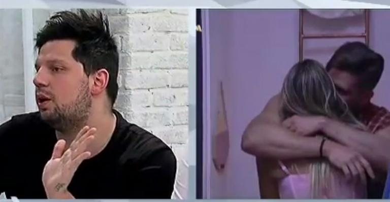 Thiago Servo fala sobre beijo de Ana Paula Minerato em Marcos Harter - RedeTV!/Reprodução