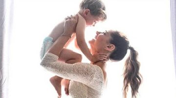 Fernanda Machado e o filho Lucca - Instagram/Reprodução
