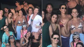 Ivete Sangalo aparece de biquíni em foto da festa de aniversário de Cynthia Sangalo - Reprodução / Instagram