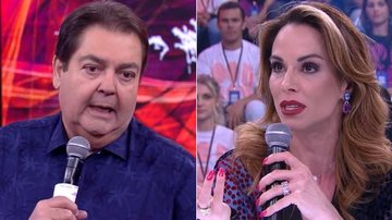 Faustão e Ana Furtado - TV Globo/Reprodução