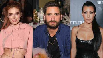 Bella Thorne, Scott Disick e Kourtney Kardashian - Getty Images