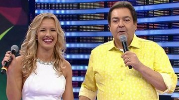 Ju Valcézia e Fausto Silva - Instagram/TV Globo/Reprodução