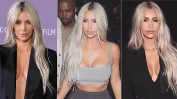 Silver hair: Kim Kardashian adota cabelo prateado - Reprodução/Instagram