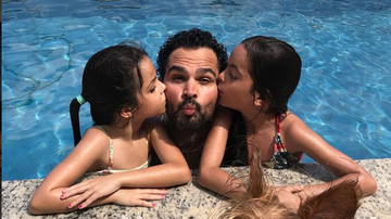Luciano e suas filhas - reprodução/instagram