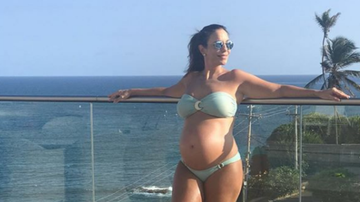 Ivete Sangalo exibe o barrigão em dia de sol - Reprodução Instagram