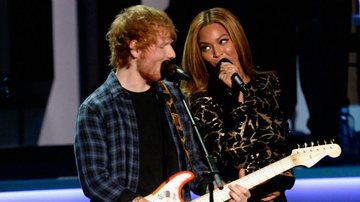 Ed Sheeran e Beyoncé - Getty Images