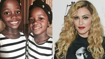Madonna e as filhas Estere e Stelle - Instagram/Reprodução e Getty Images