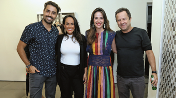 Ricardo Pereira, Francisca Pinto, Malu Barreto e Vik Muniz - Roberto Filho