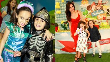 Rosana Jatobá celebra o aniversário dos filhos gêmeos, Lara e Benjamin - Marcos Ribas / Brazil News