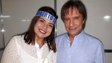 Mara Maravilha e Roberto Carlos - Arquivo Pessoal