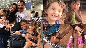 Malvino Salvador com a família - Reprodução / Instagram