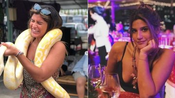Giulia Costa posa com cobra gigante na Tailândia - Reprodução/Instagram