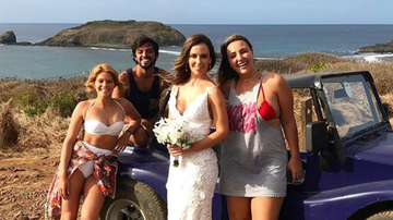 Isabella Santoni e Rodrigo Simas salvam noiva em apuros - reprodução/instagram