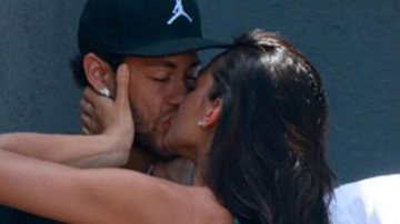 Neymar e Bruna Marquezine se despedem aos beijos - Reprodução