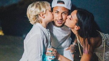 Neymar, Davi Lucca e Bruna Marquezine - Raul Aragão / Reprodução Instagram