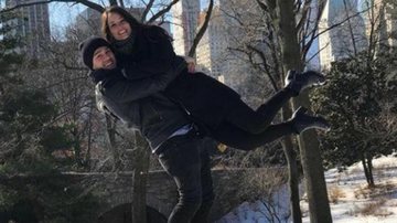 Marcos Veras e Rosanne Mulholland: férias em Nova York - Instagram/Reprodução