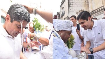 Prefeito de Salvador Antonio Carlos Magalhães Neto participa da lavagem da Igreja do Senhor do Bonfim - Divulgação