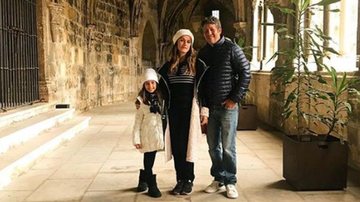 Ingrid Guimarães com a filha, Clara, e o marido, Renê Machado - Reprodução / Instagram