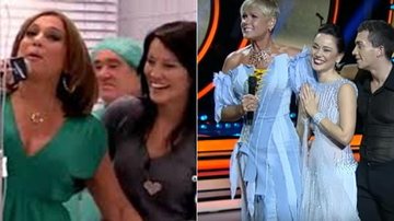 No 'Dancing Brasil', Geovanna Tominaga e Xuxa se divertem - Reprodução